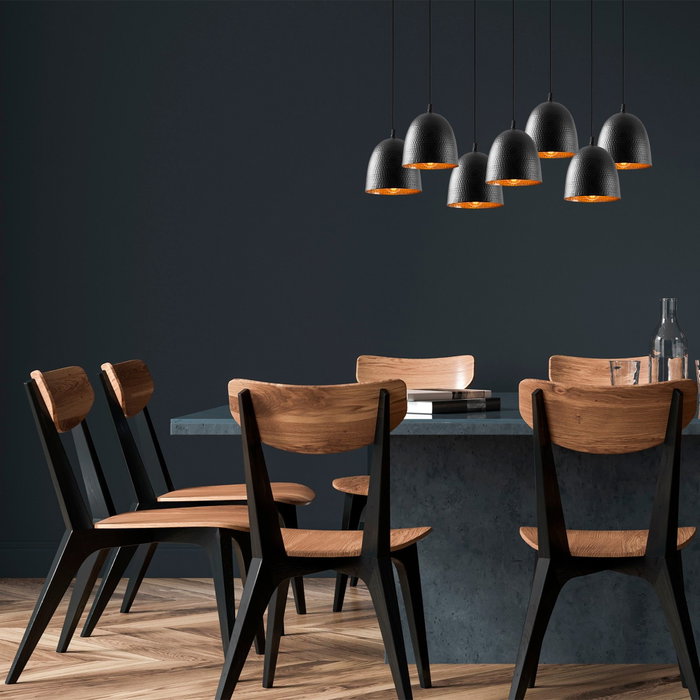 Opviq Tattoo - 6181 Lámpara de araña negra ajustable Opviq Tattoo - 6181 Lámpara de araña negra ajustable